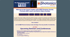 Desktop Screenshot of ieee-photonics.fr